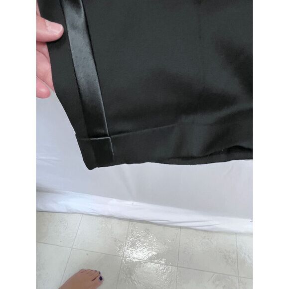 Roz & Ali Womens Pleated Front High rise Trouser Dress Pants Black Size 2x - Picture 5 of 10